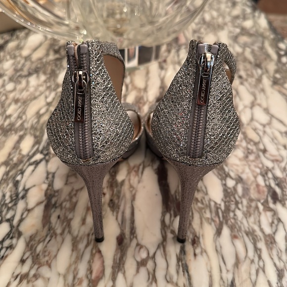 Jimmy Choo, 6 1/2, silver - Picture 5 of 7